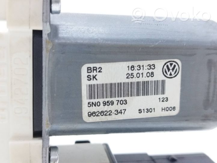 Volkswagen Tiguan Silniczek podnoszenia szyby drzwi tylnych 5N0959703
