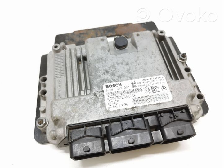 Citroen C4 I Picasso Engine control unit/module 9664617480