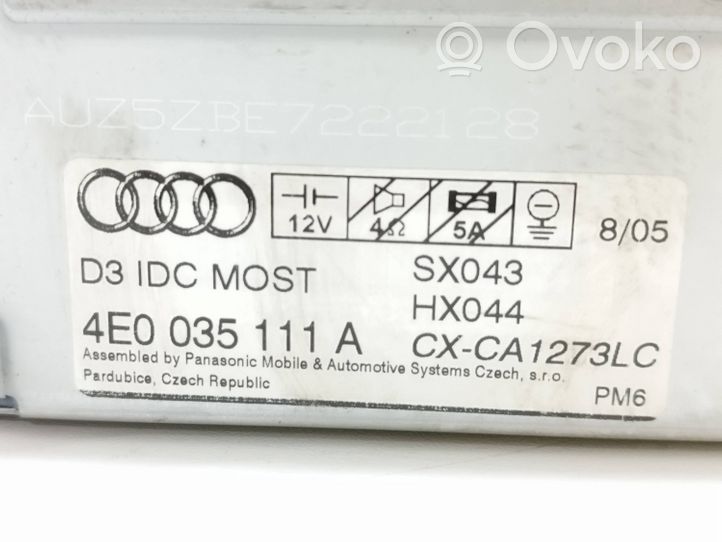 Audi A6 S6 C6 4F Caricatore CD/DVD 4E0035111A