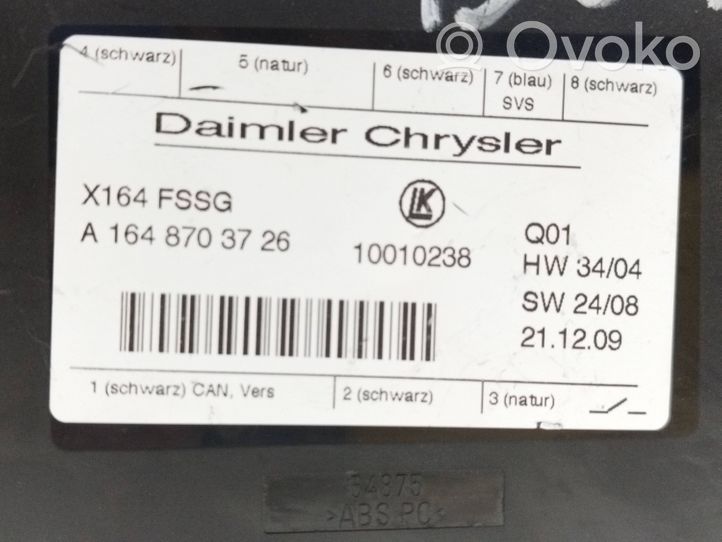 Mercedes-Benz GL X164 Sėdynės valdymo blokas A1648703726