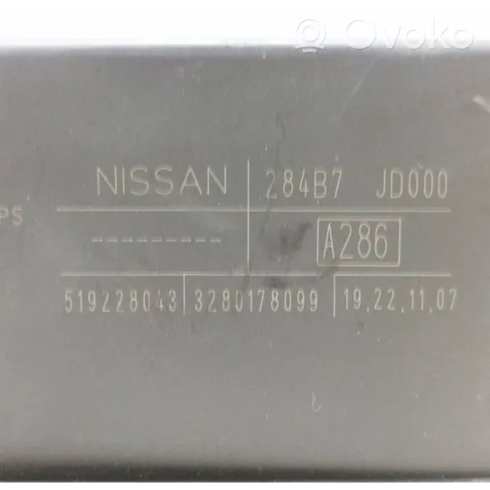 Nissan Qashqai+2 Ramka / Moduł bezpieczników 284B7JD000