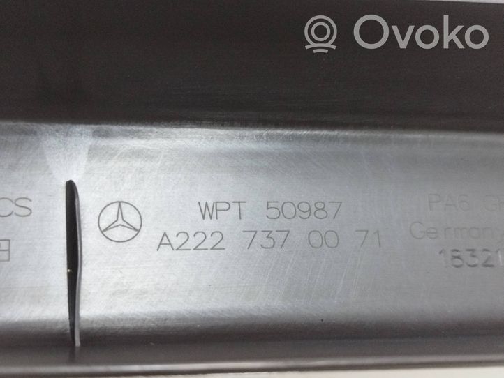 Mercedes-Benz S W222 Altro elemento di rivestimento della portiera posteriore A2227370071