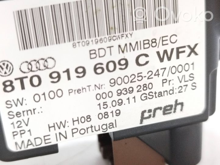 Audi Q5 SQ5 Console centrale, commande de multimédia l'unité principale 8T0919609C