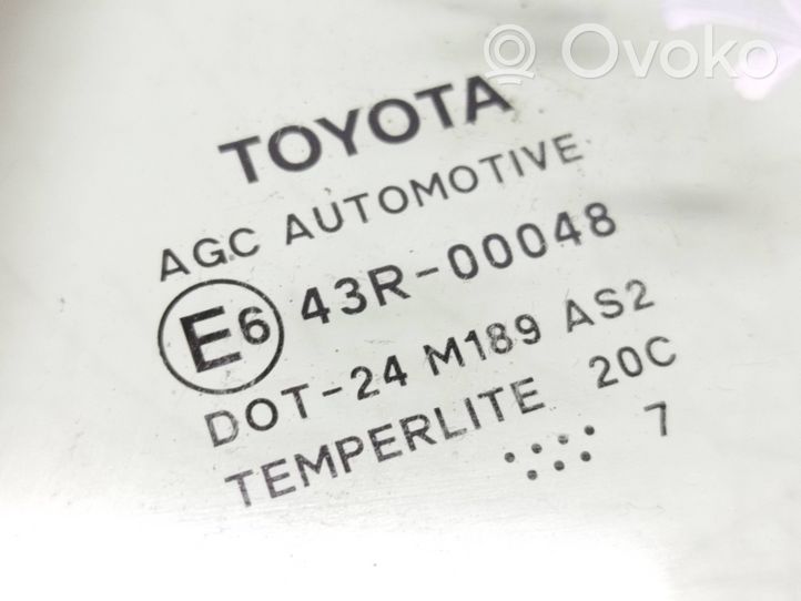 Toyota Auris 150 Takasivuikkuna/-lasi 43R00048