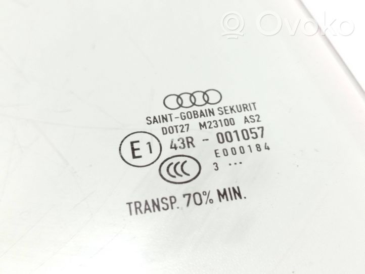 Audi A3 S3 8V Vitre de fenêtre porte arrière 43R001057