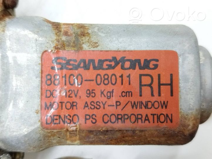 SsangYong Rexton Etuoven ikkunan nostin moottorilla 8810008011