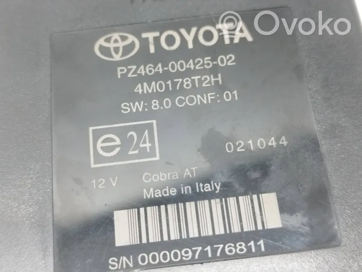 Toyota Avensis T250 Centralina/modulo sensori di parcheggio PDC PZ4640042502
