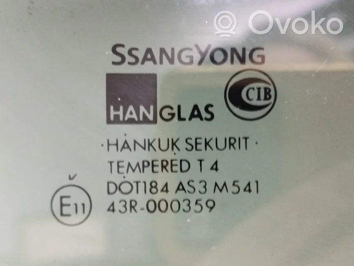 SsangYong Rexton Takaoven ikkunalasi 43R000359