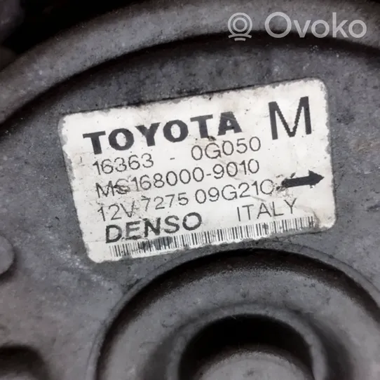 Toyota Avensis T250 Elektrinis radiatorių ventiliatorius 163630G060A