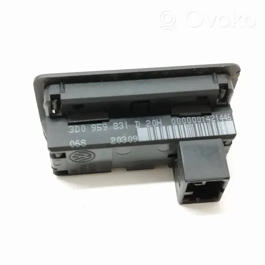 Audi Q5 SQ5 Tailgate opening switch 3D0959831D