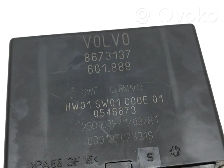 Volvo V50 Steuergerät Einparkhilfe Parktronic PDC 8673137