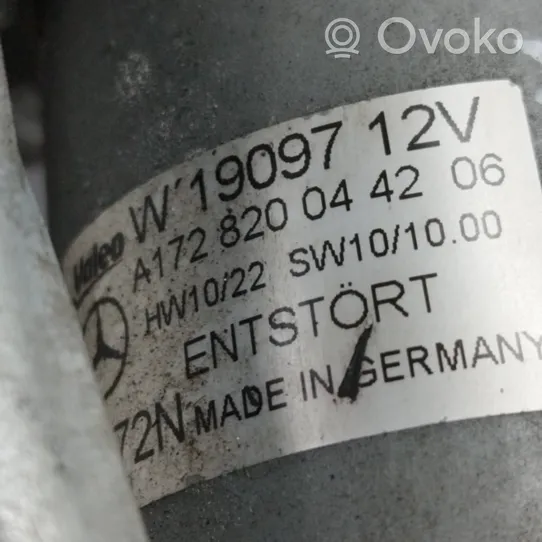 Mercedes-Benz SLK R172 Mechanizm i silniczek wycieraczek szyby przedniej / czołowej A172820044206