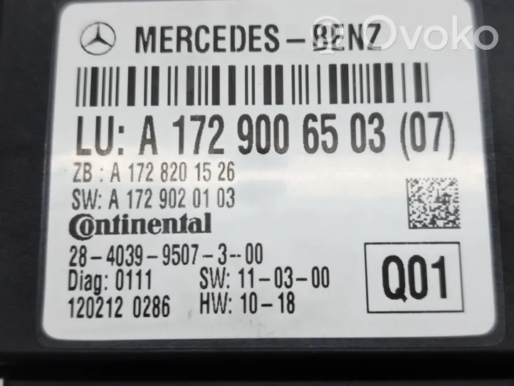 Mercedes-Benz SLK R172 Jednostka sterująca dachem kabrioletu A1729006503