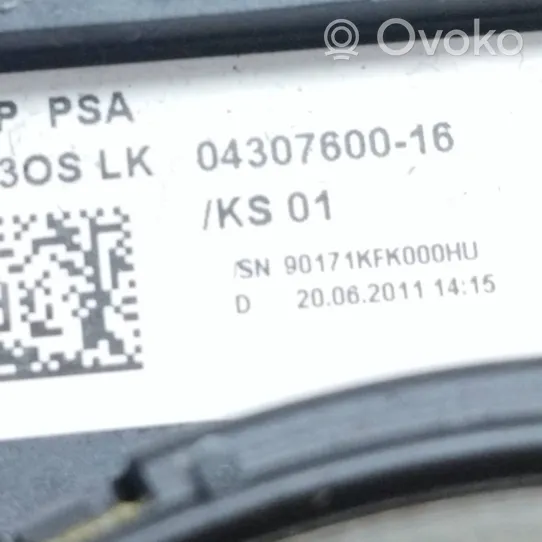 Citroen C3 Manetka / Przełącznik kierunkowskazów wycieraczek 96667324XT