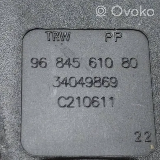 Citroen C3 Klamra tylnego pasa bezpieczeństwa 9684561080