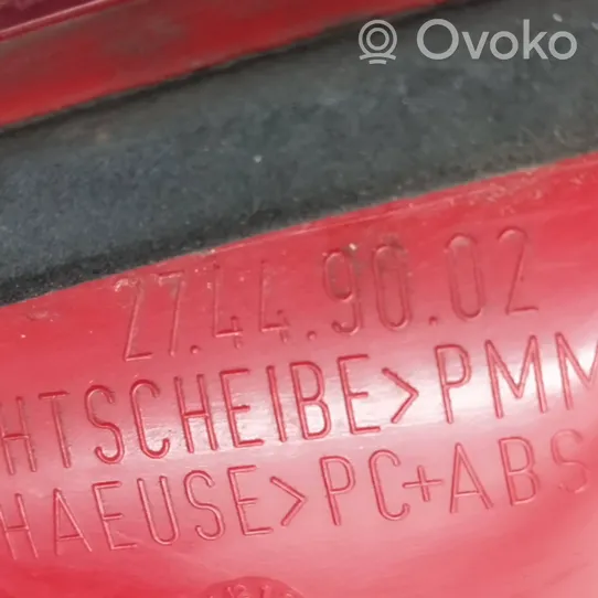 Volkswagen PASSAT B6 Luci posteriori del portellone del bagagliaio 27449002