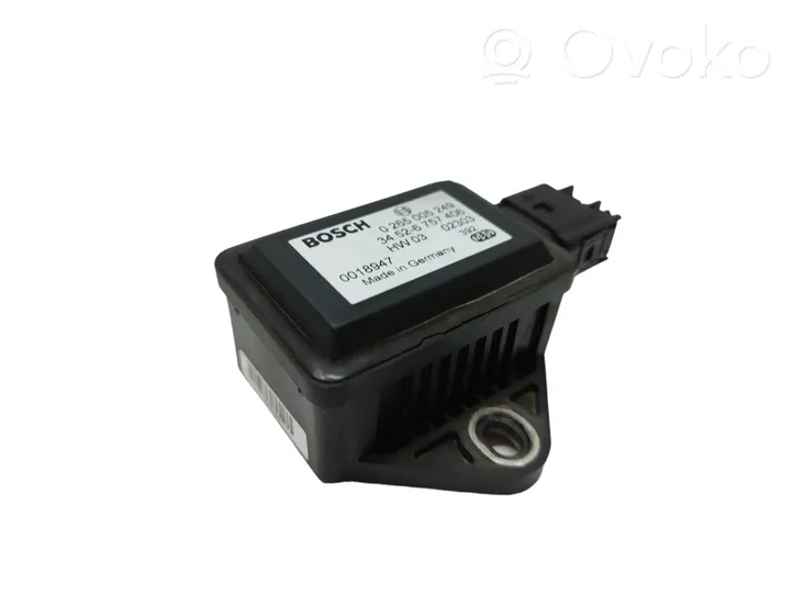 BMW 7 E65 E66 Sensore di imbardata accelerazione ESP 0265005249