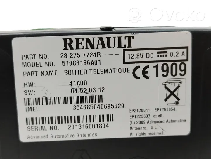 Renault Kangoo II Autres unités de commande / modules 282757724R