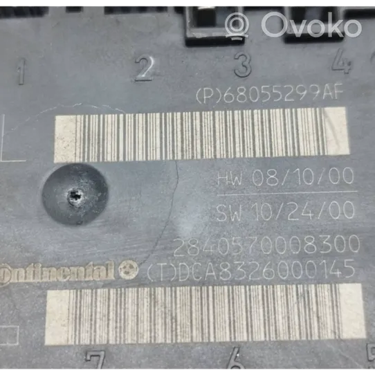 Jeep Grand Cherokee Durų elektronikos valdymo blokas 68055299AF