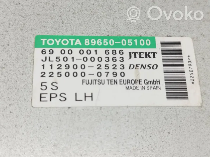 Toyota Avensis T270 Centralina/modulo servosterzo 8965005100