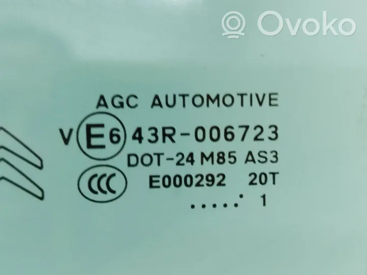 Citroen C3 Основное стекло задних дверей 43R006723