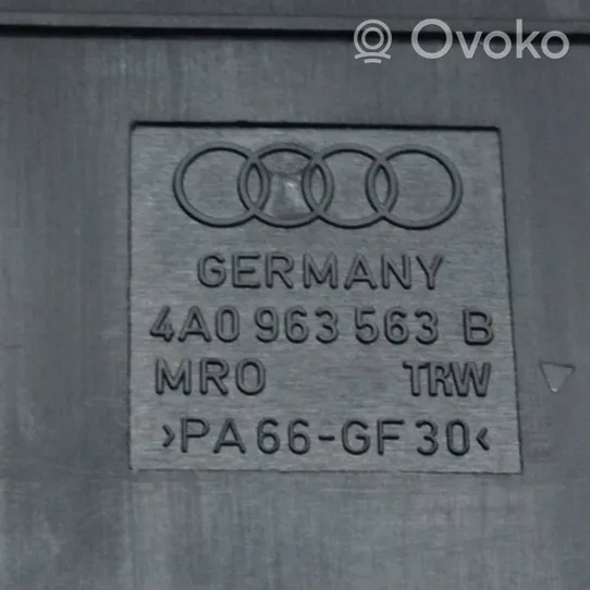 Audi A6 S6 C4 4A Sėdynių šildymo jungtukas 4A0963563B