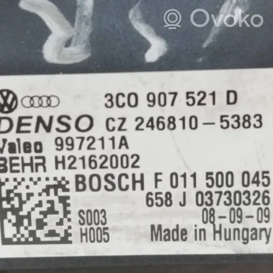 Volkswagen Scirocco Rezystor / Opornik dmuchawy nawiewu 3C0907521D