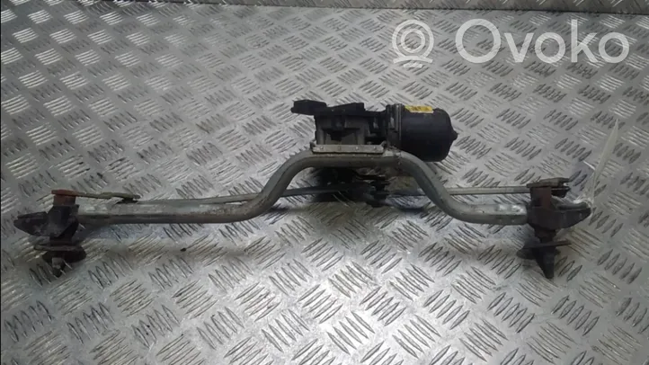 Renault Clio II Mechanizm i silniczek wycieraczek szyby przedniej / czołowej 7701052155