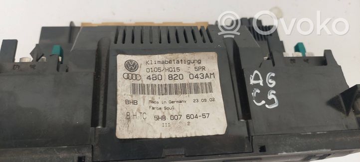 Audi A6 S6 C5 4B Ilmastoinnin ohjainlaite 4B0820043AM