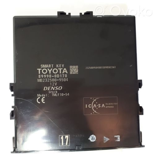 Toyota Yaris Module de contrôle sans clé Go 899900D170