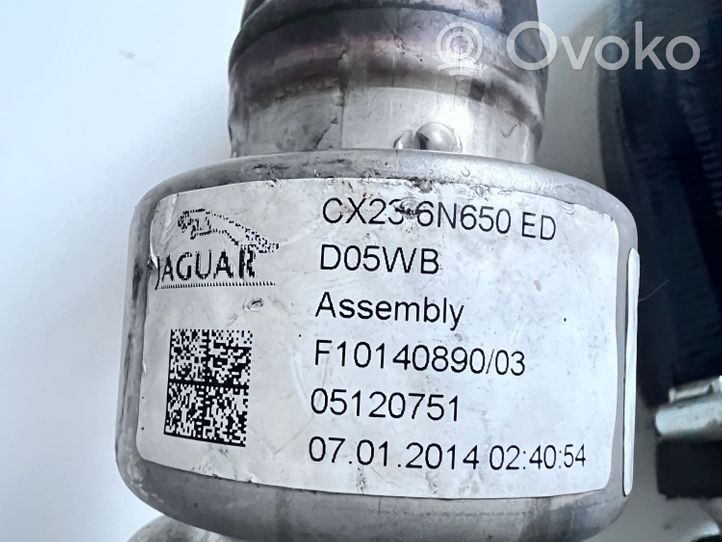 Jaguar XF X250 Tube d'admission de tuyau de refroidisseur intermédiaire CX236N650ED