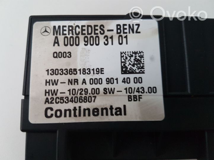 Mercedes-Benz E A207 Unidad de control/módulo de la bomba de inyección de combustible A0009003101