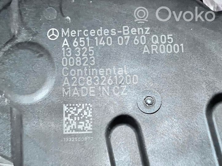 Mercedes-Benz C W204 Valvola di raffreddamento EGR A6511400760