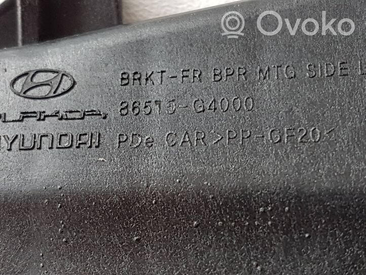 Hyundai i30 Staffa di rinforzo montaggio del paraurti anteriore 86515G4000