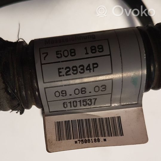 Land Rover Range Rover L322 Câble de batterie positif 7508188