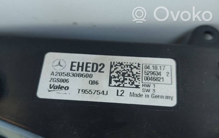 Mercedes-Benz C W205 Elektrinis salono pečiuko radiatorius A2058308600