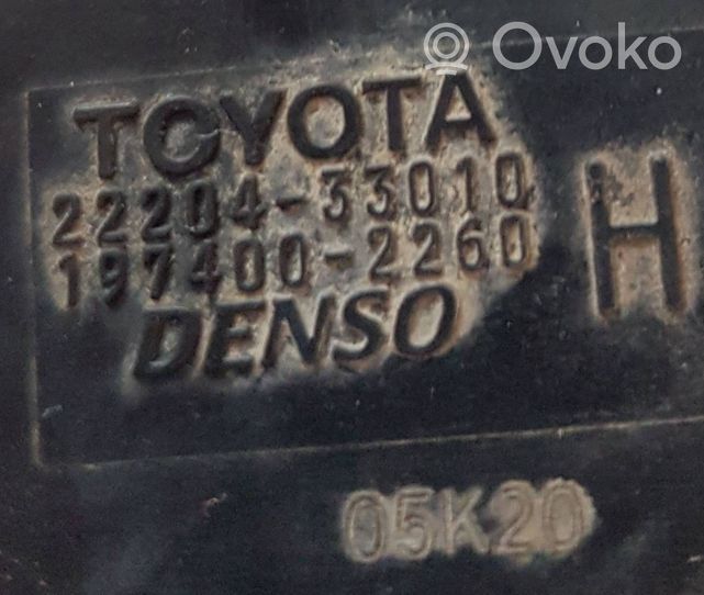 Toyota Land Cruiser (J120) Débitmètre d'air massique 2220433010