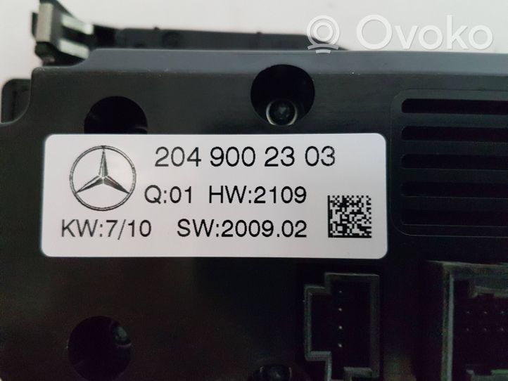 Mercedes-Benz GLK (X204) Steuergerät Klimaanlage 2049002303