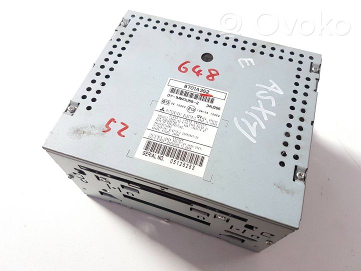 Mitsubishi ASX Panel / Radioodtwarzacz CD/DVD/GPS 8701A352
