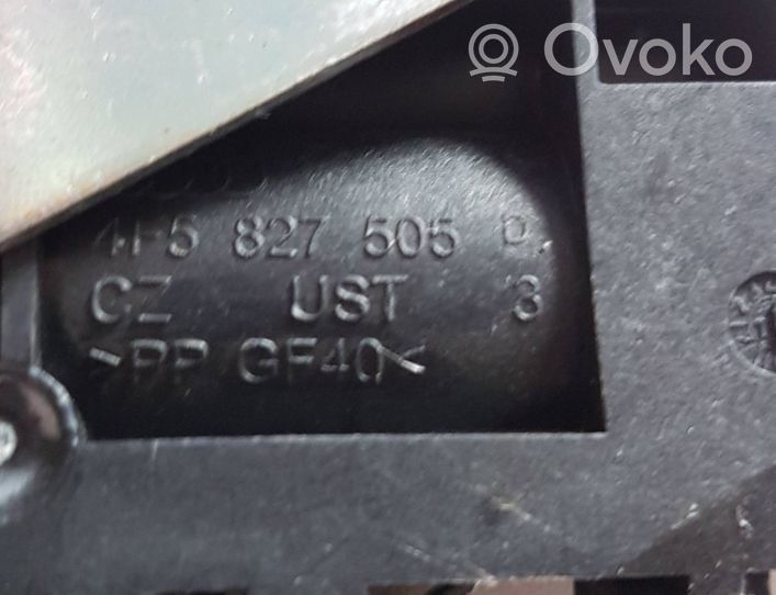 Volkswagen PASSAT B7 Serrure de loquet coffre 4F5827505