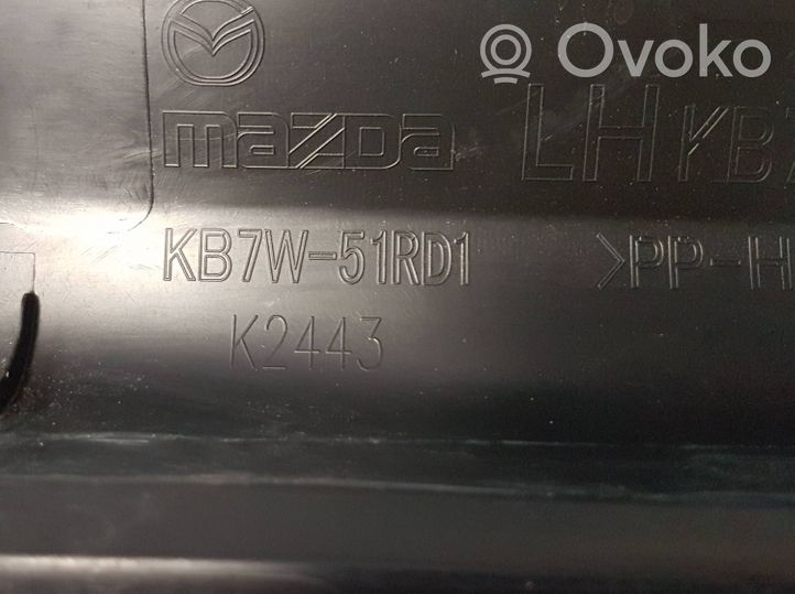 Mazda CX-5 II Rivestimento portiera posteriore (modanatura) KB7W51RD1