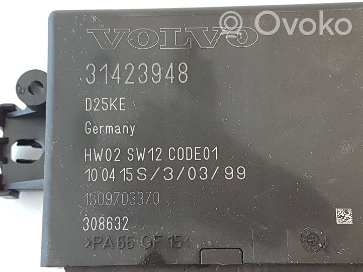 Volvo XC60 Parking PDC control unit/module 31423948