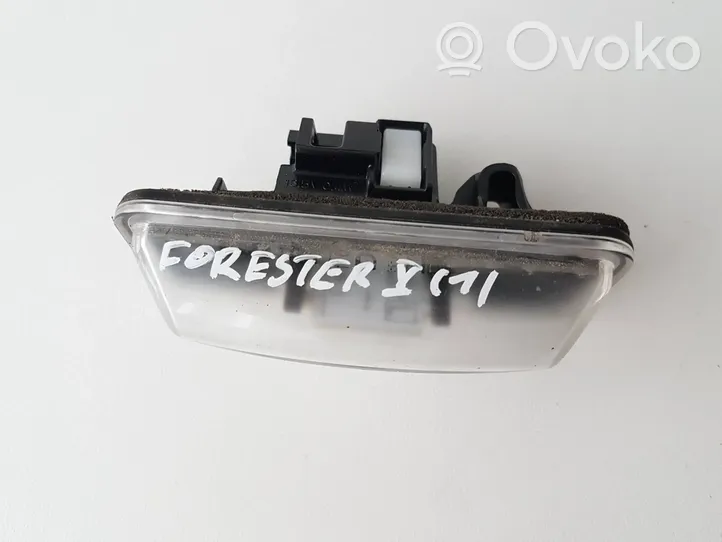 Subaru Forester SK Rekisterikilven valo A047588