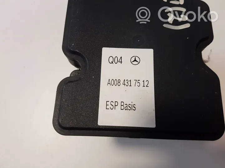 Mercedes-Benz A W176 Pompe ABS A0084317512