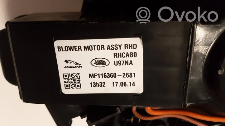 Jaguar XE Heater fan/blower MF1163602681