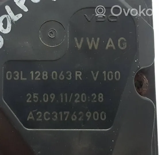 Volkswagen Golf VI Throttle valve 03L128063R