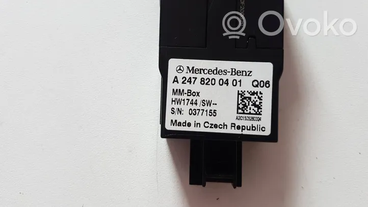 Mercedes-Benz A W177 Gniazdo / Złącze USB A2478200401