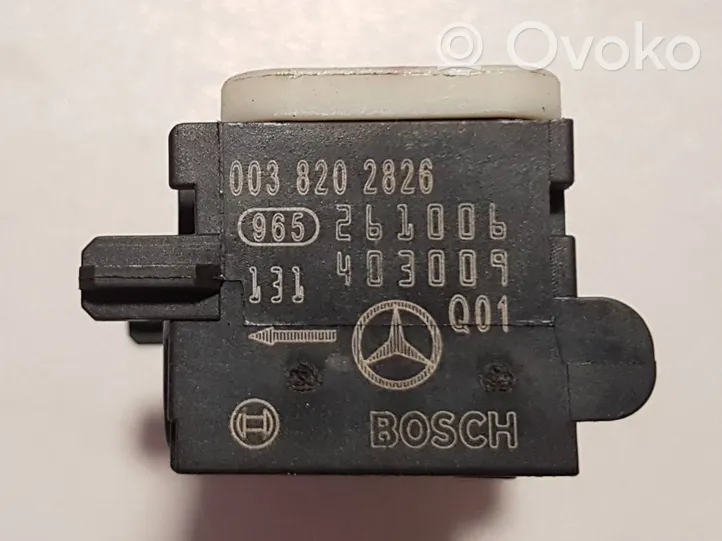 Mercedes-Benz GL X164 Oro pagalvių smūgio daviklis 0038202826