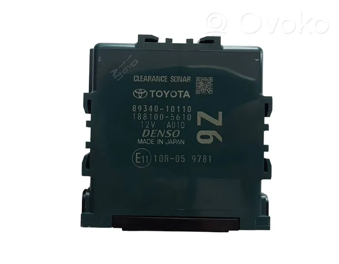 Toyota C-HR Other control units/modules 8934010110