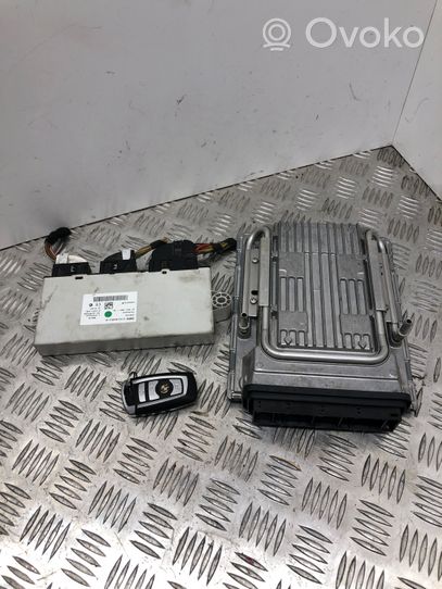 BMW 7 F01 F02 F03 F04 Juego de cerradura y set ECU del motor 7598345